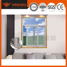 High quality	white aluminium frame glass window